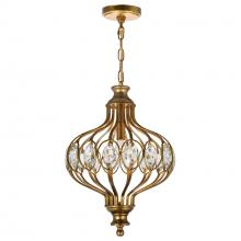 CWI Lighting 9935P12-1-182 - Altair 1 Light Chandelier With Antique Bronze Finish