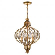 CWI Lighting 9935P14-3-182 - Altair 3 Light Chandelier With Antique Bronze Finish