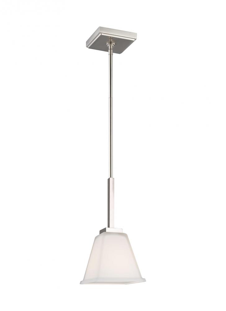 Ellis Harper classic 1-light indoor dimmable ceiling hanging single pendant light in brushed nickel