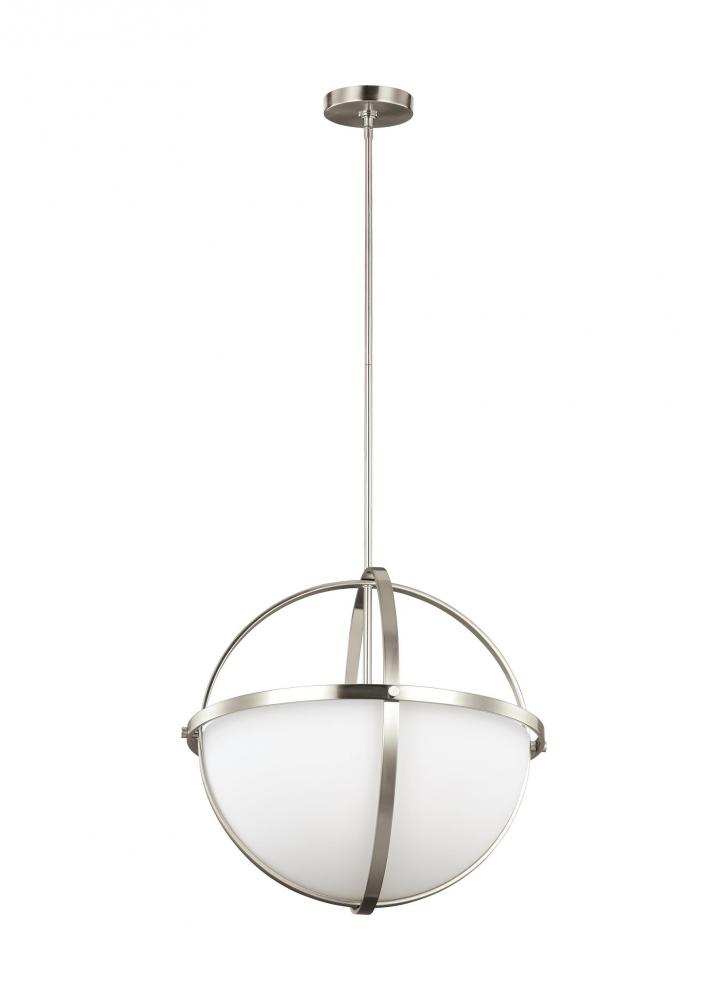 Alturas contemporary 3-light indoor dimmable ceiling pendant hanging chandelier pendant light in bru