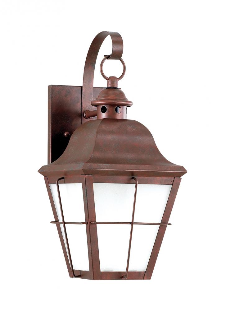 Chatham traditional 1-light LED medium outdoor exterior dark sky compliant wall lantern sconce in we