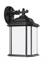 Generation Lighting 84531EN3-746 - Kent traditional 1-light LED outdoor exterior large wall lantern sconce in oxford bronze finish with