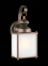 Generation Lighting 84570EN3-71 - Jamestowne transitional 1-light LED medium outdoor exterior wall lantern in antique bronze finish wi