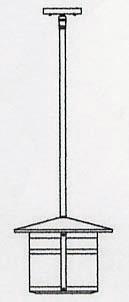 11" berkeley stem hung pendant