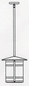 11" berkeley long body stem hung pendant