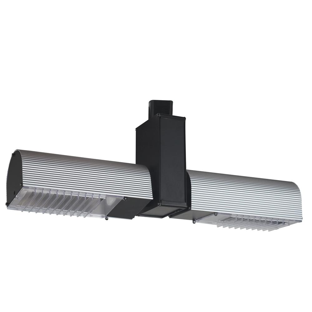 Double-Headed Compact Fluorescent Track Head