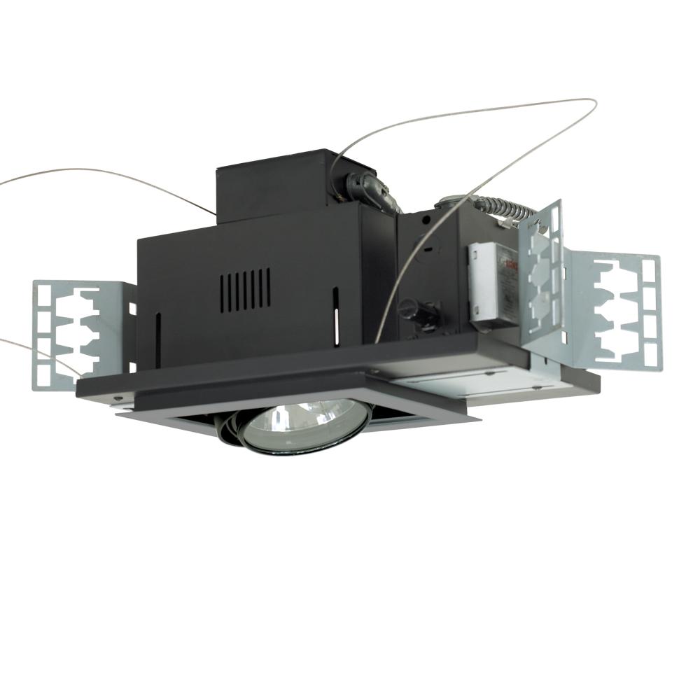 1-Light Double Gimbal Recessed Low Voltage Fixture