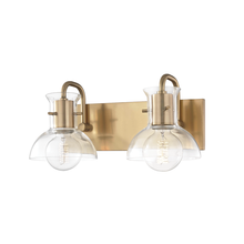 Mitzi by Hudson Valley Lighting H111302-AGB - Riley Bath and Vanity