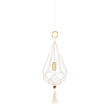 Mitzi by Hudson Valley Lighting H411701S-AGB - 1 Light Small Pendant