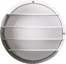 Nuvo SF77/861 - 1 Light - 10" Round Cage Polysynthetic Body and Lens - White Finish