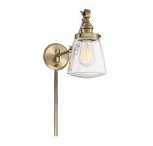 Savoy House Meridian M90020NB - 1-Light Adjustable Wall Sconce in Natural Brass