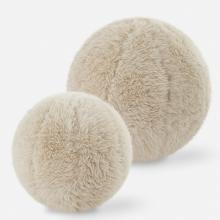 Uttermost 64047 - Uttermost Abide Ball Sheepskin Pillows, Set/2