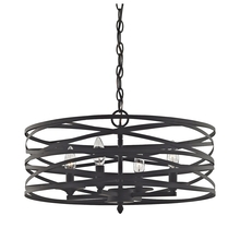 ELK Home 81185/4 - 4-Light Chandelier in Oil Rubbed Bronze with Metal Cage
